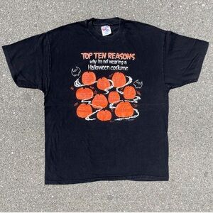 10 Reasons Not Wearing Halloween Costume 1994 Hanes Heavyweight Tee Size (XL)